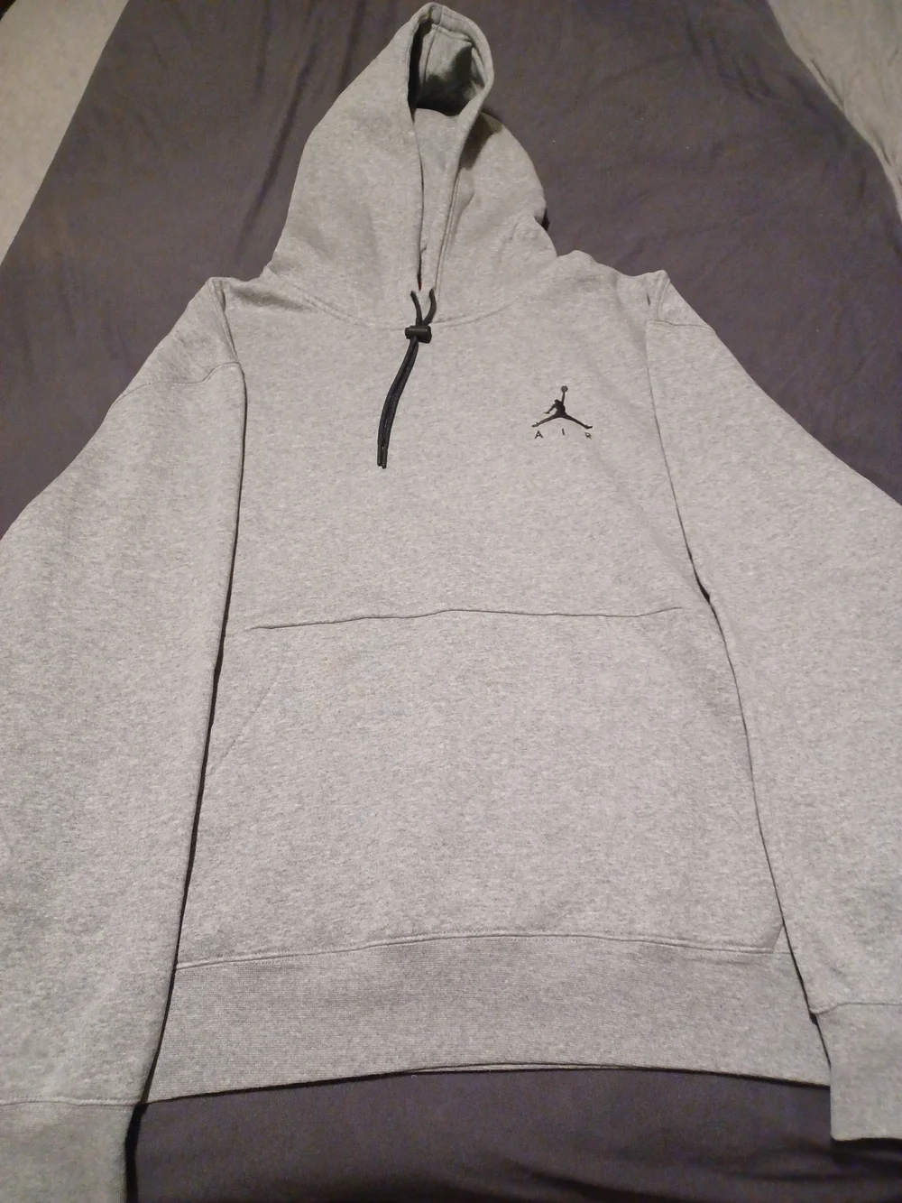 Men's Gray Jordan Hooded Sweatshirt